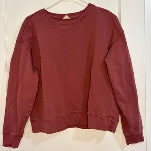 Pact crew neck pullover sweatshirt